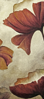 Blumen für Fensterrollo