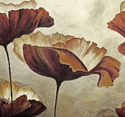 Blumen für Fensterrollo