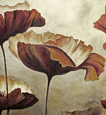 Blumen für Fensterrollo