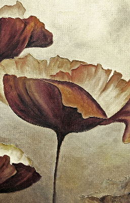 Blumen für Fensterrollo