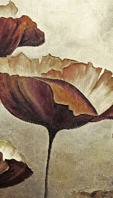 Blumen für Fensterrollo