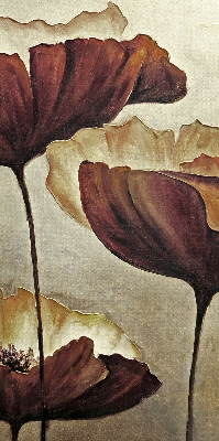 Blumen für Fensterrollo