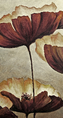 Blumen für Fensterrollo