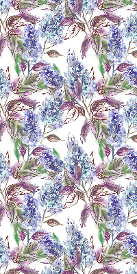 Fensterrollo mit Sommerblumen-Motiv