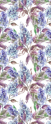 Fensterrollo mit Sommerblumen-Motiv