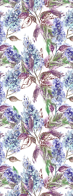 Fensterrollo mit Sommerblumen-Motiv