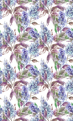 Fensterrollo mit Sommerblumen-Motiv