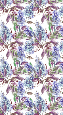 Fensterrollo mit Sommerblumen-Motiv