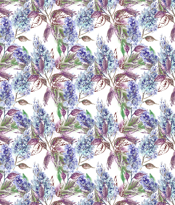Fensterrollo mit Sommerblumen-Motiv