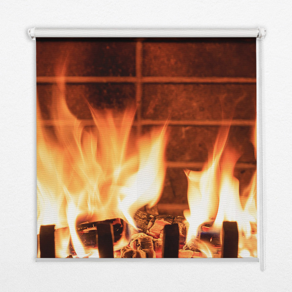 Kamin für das Fensterrollo