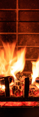 Kamin für das Fensterrollo