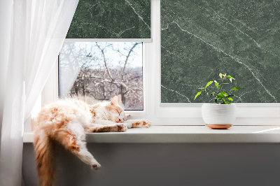 Fensterrollo innen in Grünem Marmor