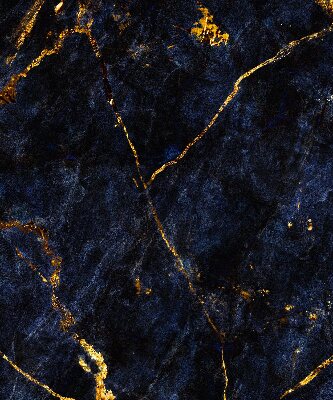 Rollo Fenster in marineblauer Marmoroptik