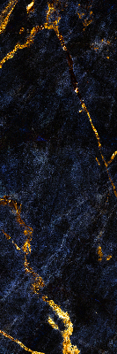 Rollo Fenster in marineblauer Marmoroptik