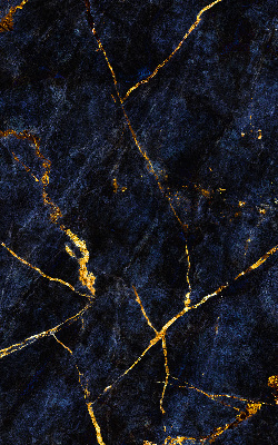 Rollo Fenster in marineblauer Marmoroptik