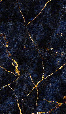 Rollo Fenster in marineblauer Marmoroptik