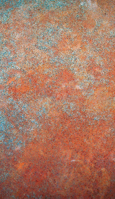 Rollo Fenster in oranger Ausführung