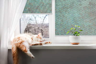 Fensterrollo innen in Grün