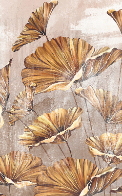 Fensterrollo innen als Pflanzenmotiv