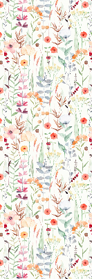 Rollo fenster in bunten Blumen