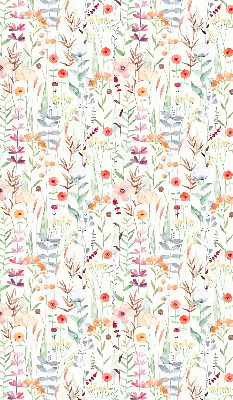 Rollo fenster in bunten Blumen