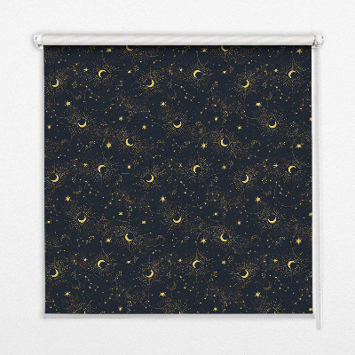 Fensterrollo mond und sterne