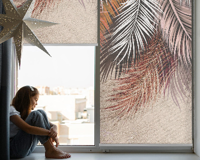 Fensterrollo innen blätter