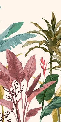 Fensterrollo innen in der Farbe Bunte Blätter
