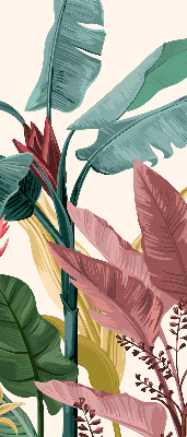 Fensterrollo innen in der Farbe Bunte Blätter
