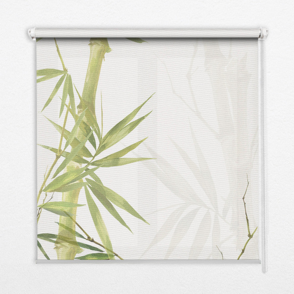 Rollo Fenster aus Bambus