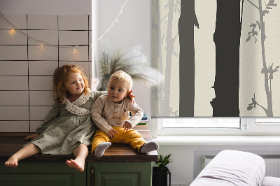 Bäume als Rollo für Fenster
