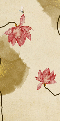 Fensterrollo blumen