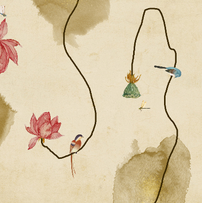 Fensterrollo blumen