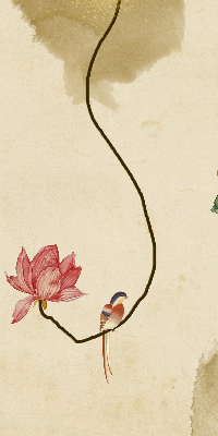 Fensterrollo blumen