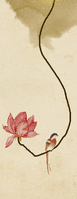 Fensterrollo blumen