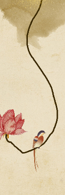 Fensterrollo blumen