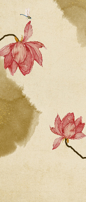 Fensterrollo blumen