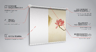 Fensterrollo blumen