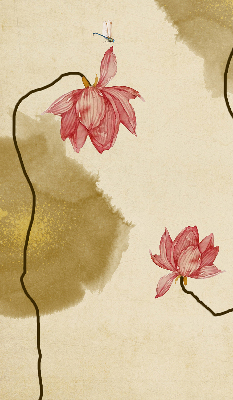 Fensterrollo blumen