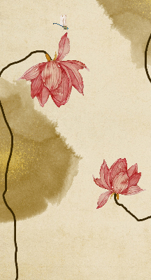 Fensterrollo blumen