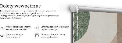 Fensterrollo abstrakt