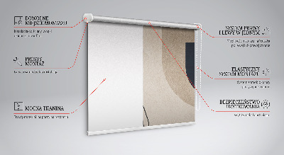 Fensterrollo abstrakt