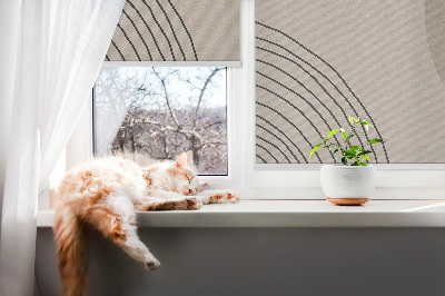 Fensterrollo abstrakt
