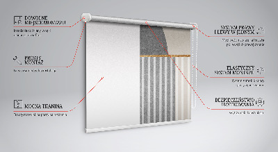Fenster Rollo innen für den Innenbereich