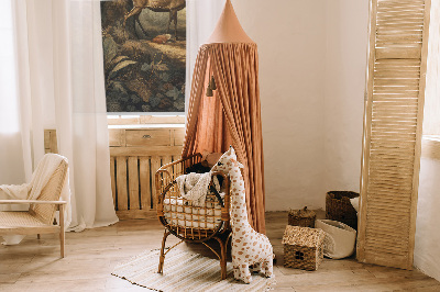 Fensterrollo mit dem Motiv Tiere im Wald