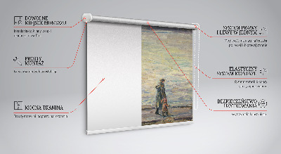 Fensterrollo menschen auf dem Wasser