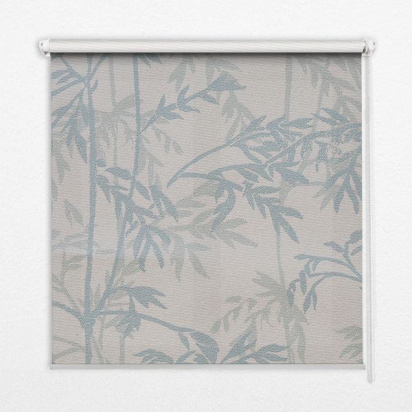 Fensterrollo mit Blätterdesign