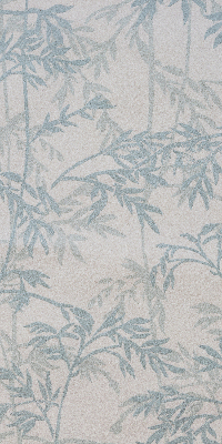 Fensterrollo mit Blätterdesign