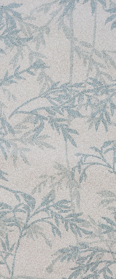 Fensterrollo mit Blätterdesign