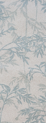 Fensterrollo mit Blätterdesign